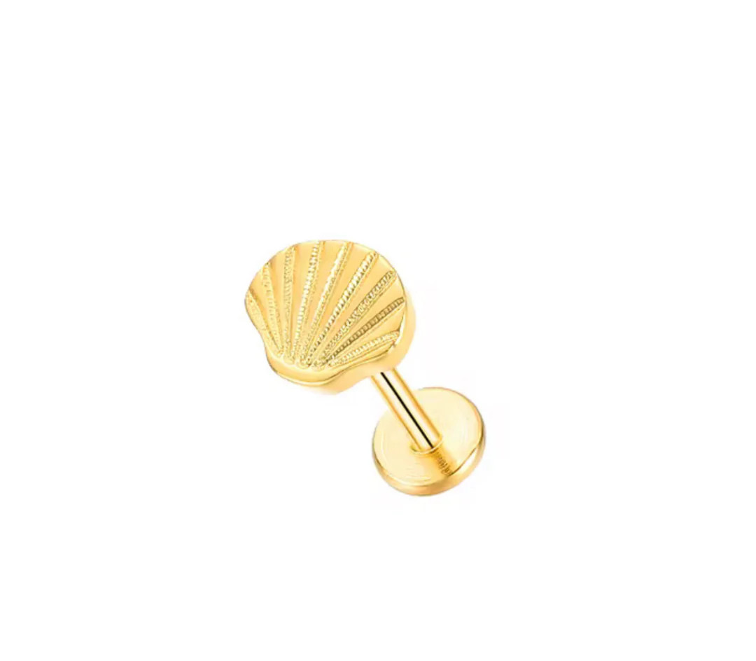 Sea Shell Flat Back | Pierced by Ash Design