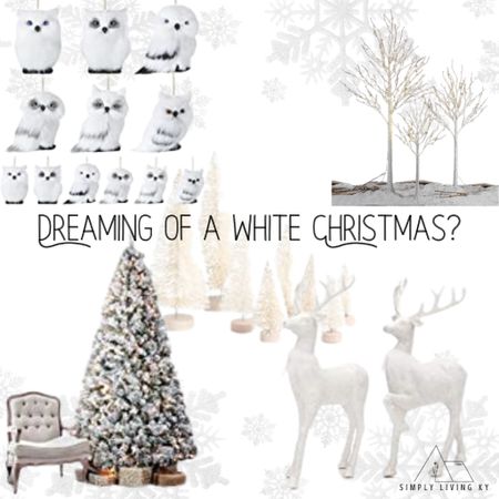 White Christmas, Christmas decor, flocked Christmas tree

#LTKSeasonal #LTKHoliday #LTKhome