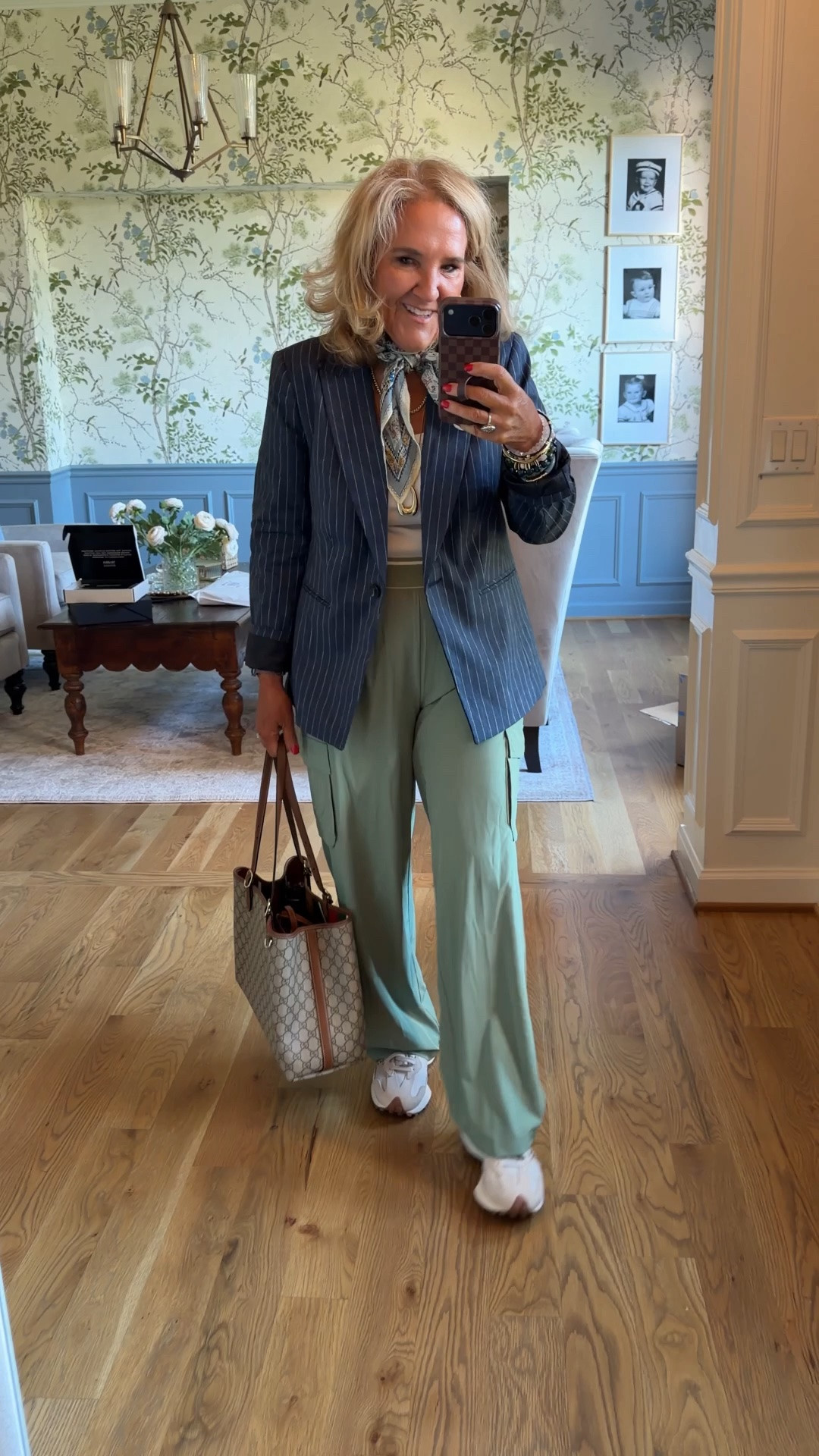 Blazer size 10, petite
Pants size medium regular
Tank size medium
20% off my bracelet stack code NANETTE20

#LTKOver40 #LTKCon #LTKTravel