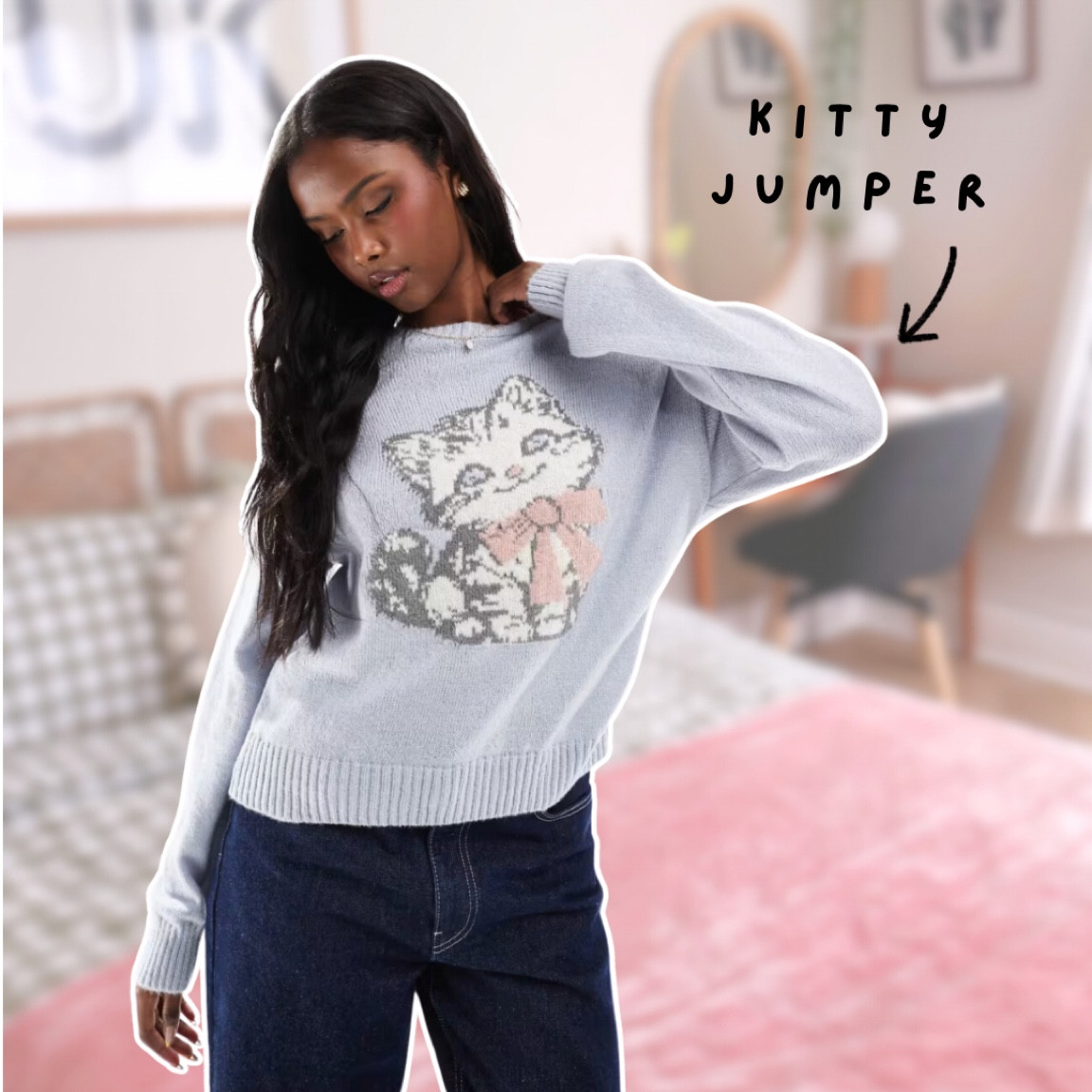 The cutest kitty jumper 🌸✨
