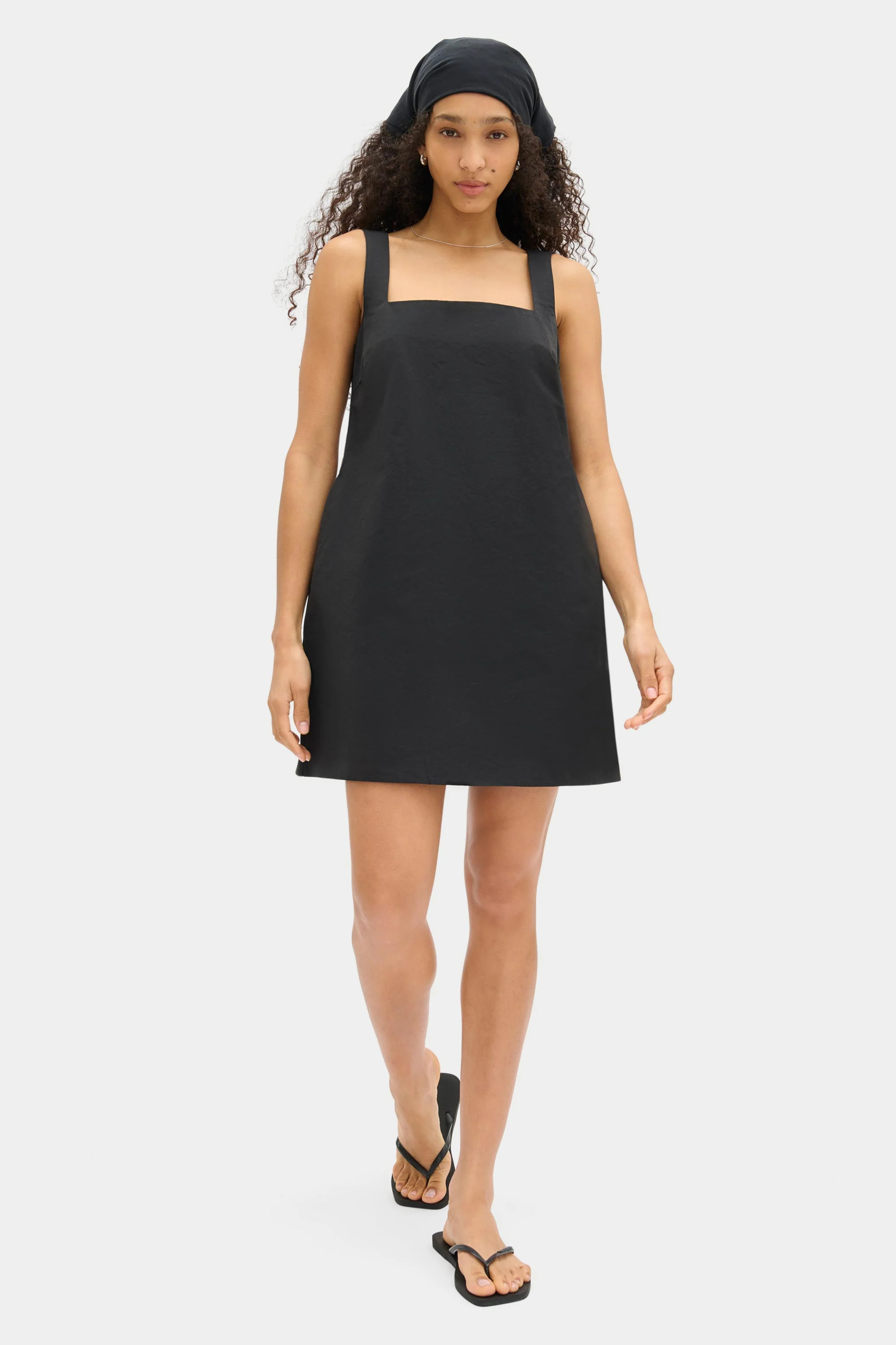 Darcy A-Line Mini Dress, BLACK / UK 20 | ALIGNE UK & EU