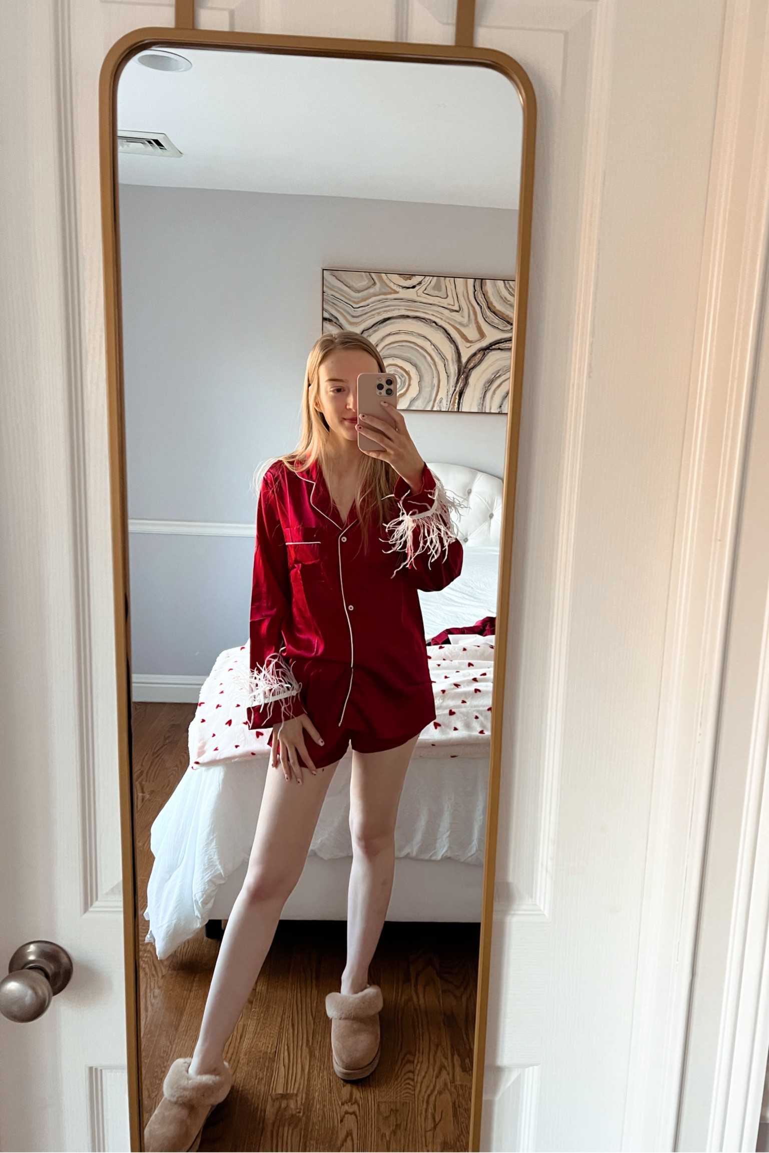 
Valentine's Day Pajamas, Galentine's Day Pajamas, Valentine's Day Pajama Set, Feather Pajamas, Silk Pajamas, Red Pajamas, Amazon Pajamas, Valentine’s Day Outfit  

#LTKstyletip #LTKunder50 #LTKFind