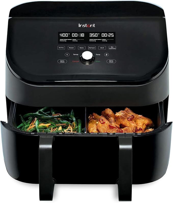Instant 9 Quart VersaZone 8-in-1 Air Fryer with Dual Basket Option, From the Makers of Instant wi... | Amazon (US)