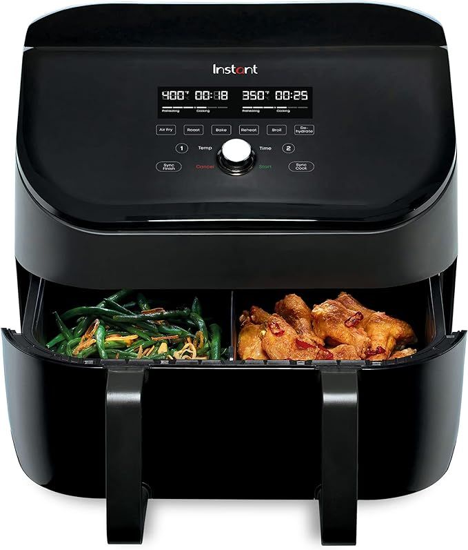 Instant 9 Quart VersaZone 8-in-1 Air Fryer with Dual Basket Option, From the Makers of Instant wi... | Amazon (US)