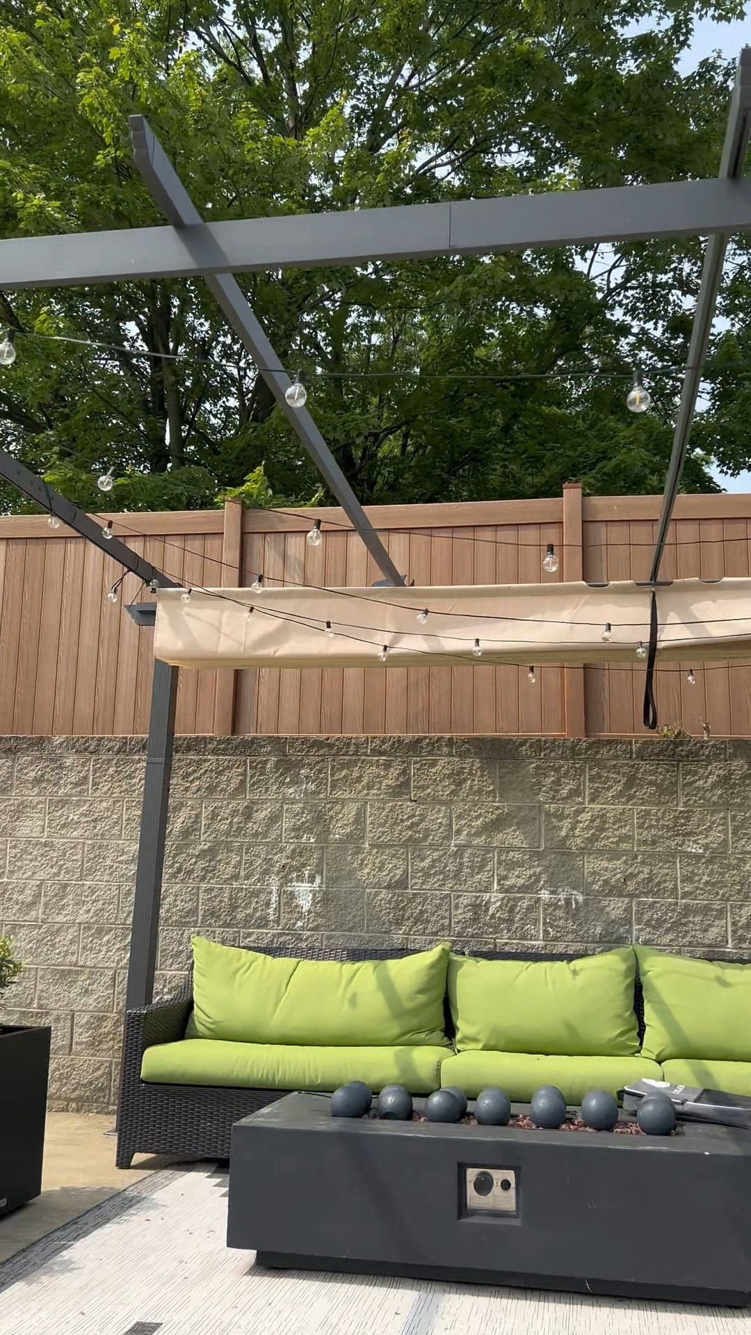 String lights, patio furniture 

#LTKHome #LTKSummerEdit #LTKSaleAlert