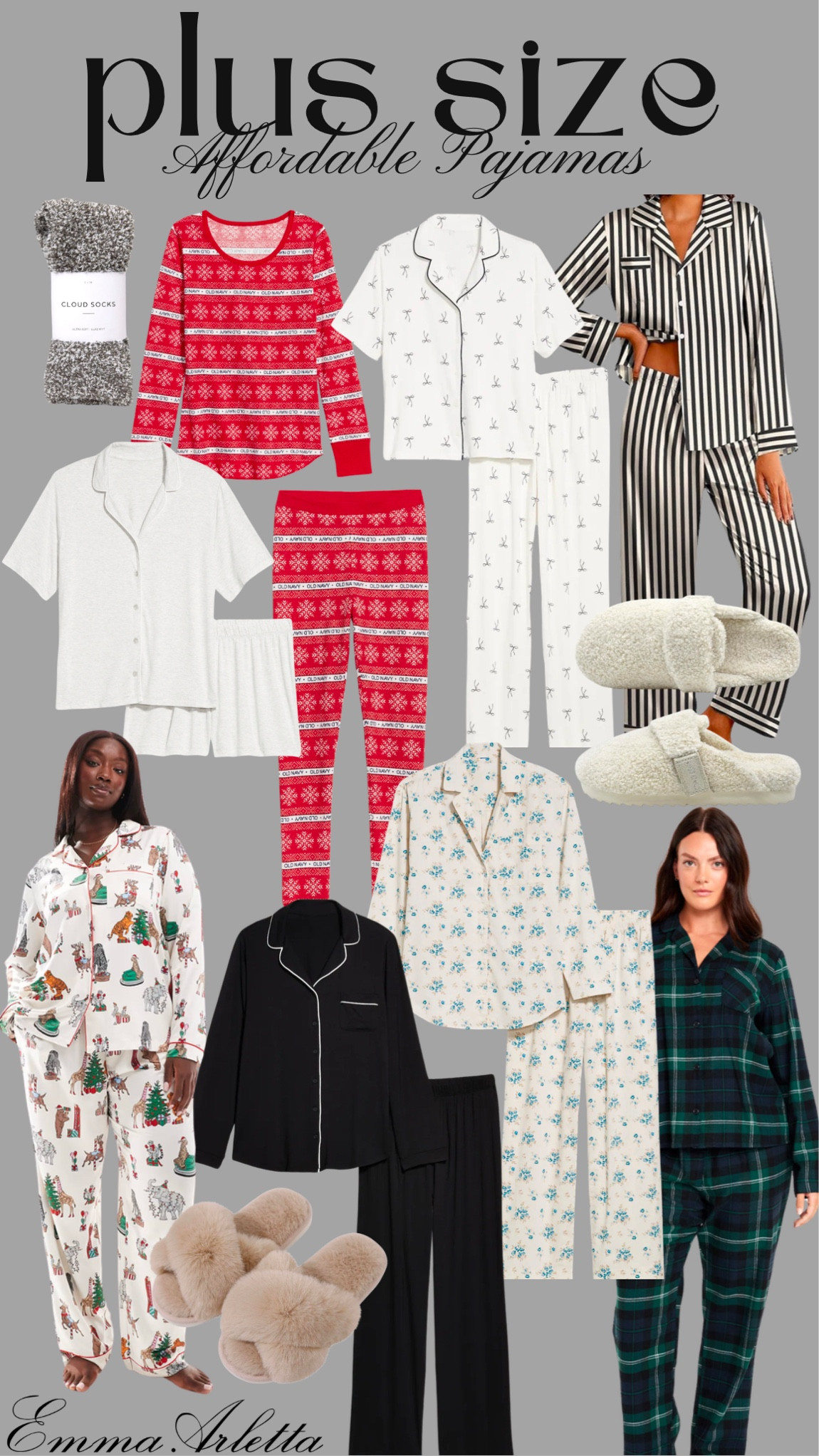 Comfy pjs on a budget!!!🏷️ 

Pajamas, sleepwear, loungewear, holiday outfit, Christmas outfit, matching pjs, pjs, slippers

#LTKSeasonal #LTKPlusSize #LTKStyleTip