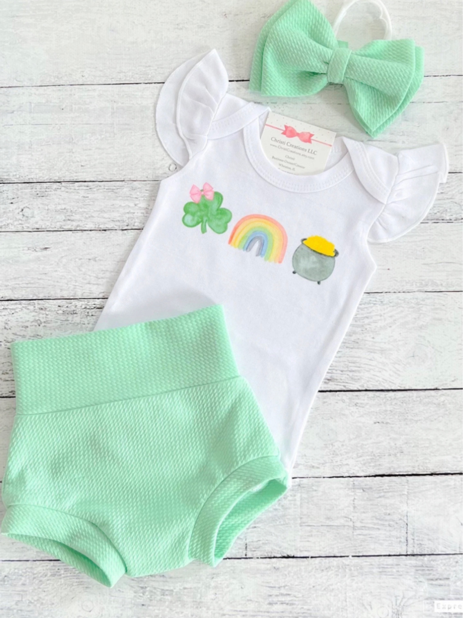 Adorable St Patricks Day Outfit for baby girl! 

#LTKbaby #LTKkids #LTKbump