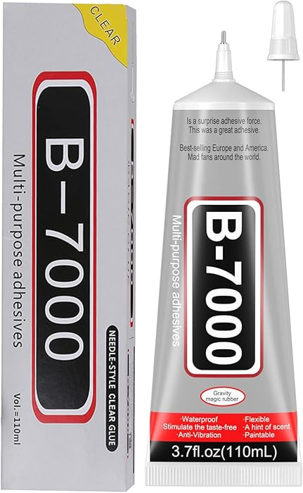 3.7oz B7000 Rhinestone Clear Glue for Jewelry Making, 110 ml Multipurpose Adhesive Jewlery Glue f... | Amazon (US)