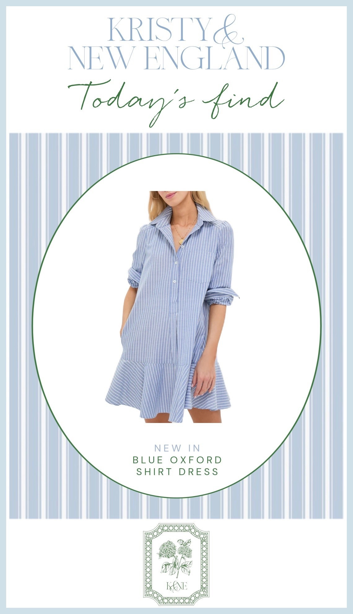 Striped Oxford shirt dress

#LTKSeasonal #LTKOver40