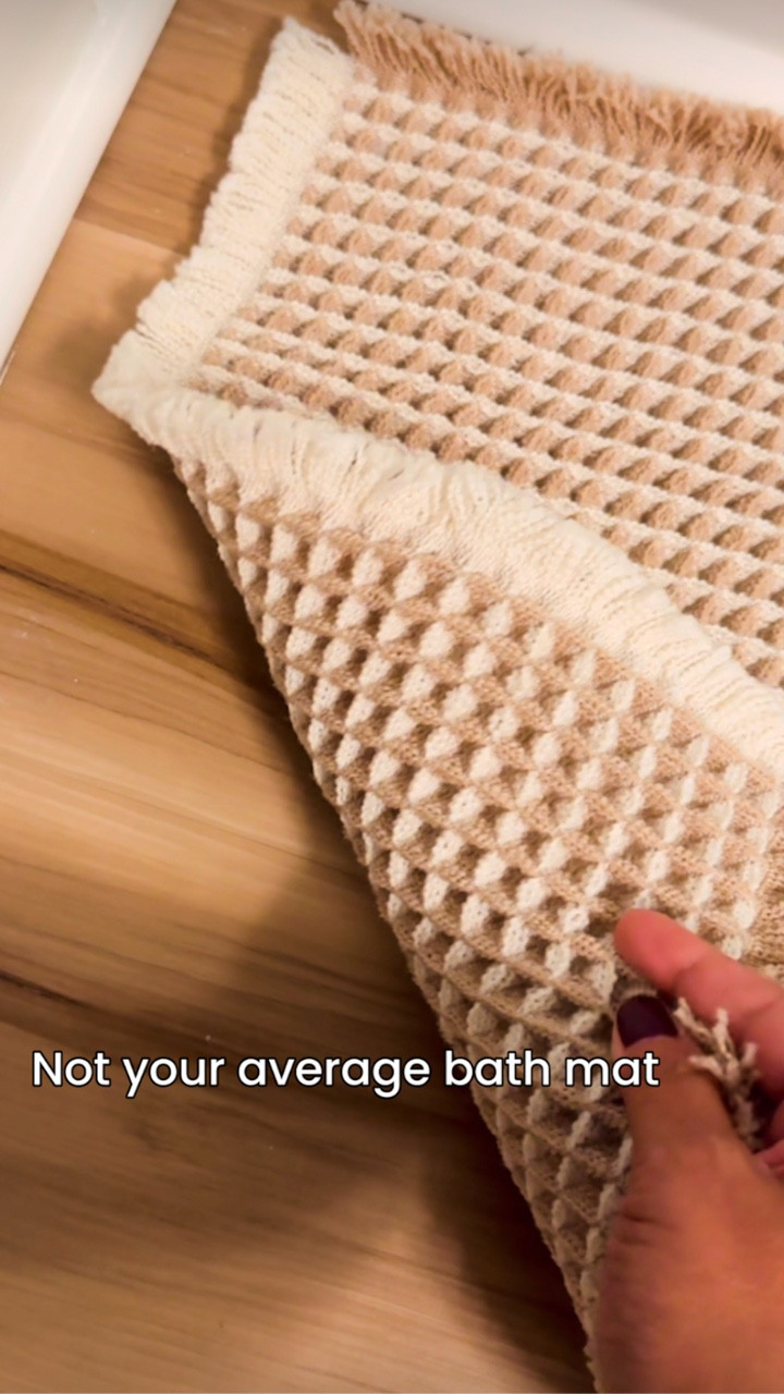Not your average bath mat

There’s just something about this waffle pattern…
The texture, the padding, the comfort
It’s giving spa day at home, every day. This non-slip bath mat is a simple upgrade that makes a big difference!




#CozyHomeVibes #everydayluxury #waffle #homedecor #amazonfinds #amazonfinds2025 #amazon

#LTKHome #LTKFindsUnder50