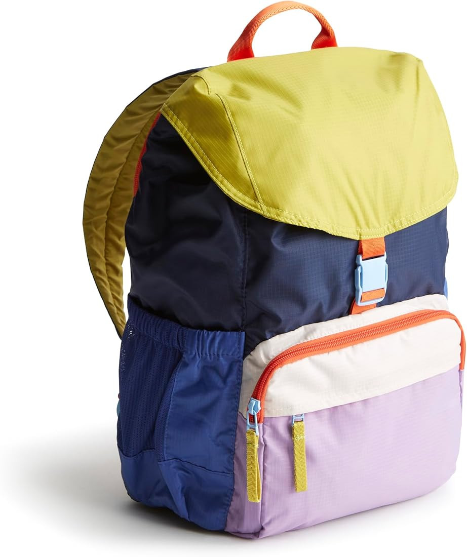 Vera Bradley Women's Ripstop Polyester Berkhill Backpack, Kew Gardens Colorblock, One Size | Amazon (US)