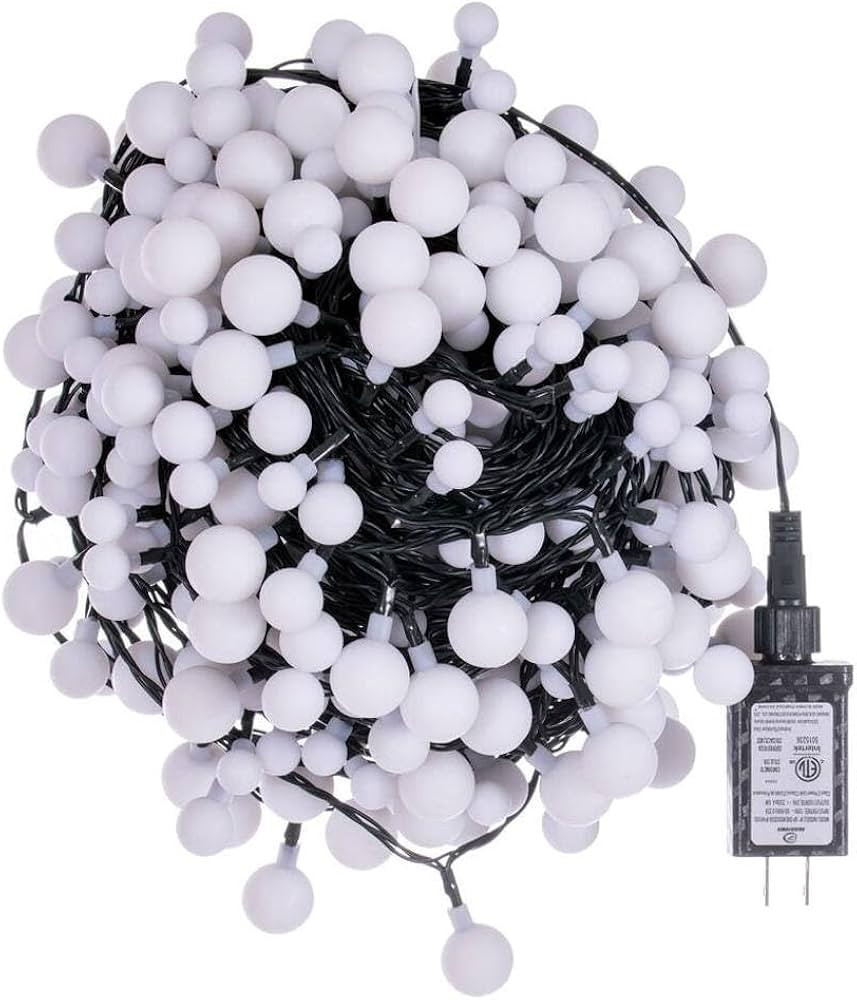 Vickerman 400 Light Warm White LED Indoor/Outdoor Three Size Cherry Light Set - 103' - One Adapto... | Amazon (US)