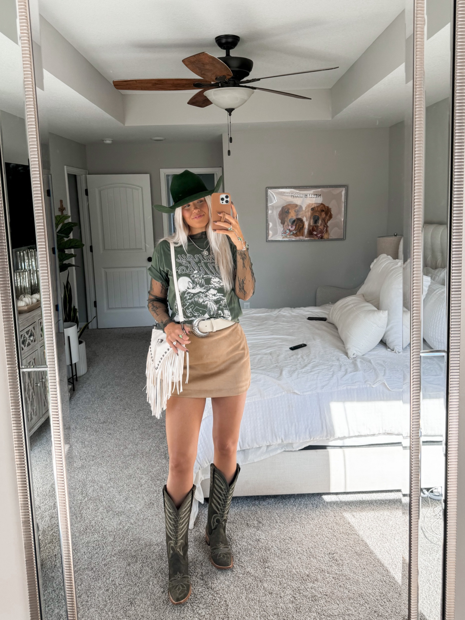 size medium men’s in tee, size small in skort, code KIRA10 for boots, hat is prohats (code KIRAPH) size small in belt 

#LTKSeasonal #LTKStyleTip #LTKFindsUnder50