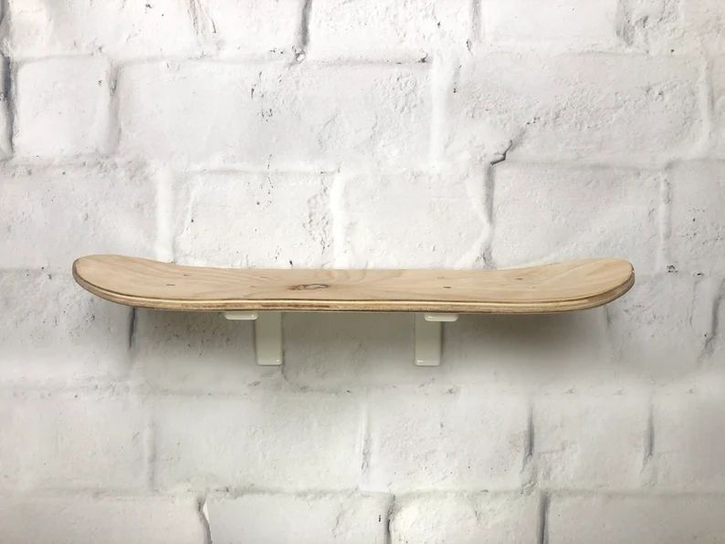 Open Shelf Skateboard Deck / Gift Skateboard Shelves Wall Art / Wall Shelf Skateboard Home Decor | Etsy (US)