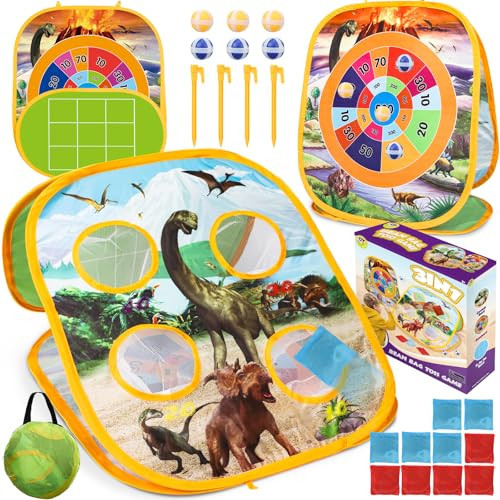 TOY Life Bean Bags Toss Game, Cornhole, Outdoor Toys for Kids Ages 4-8, Corn Hole, Cornhole Set, Sports & Outdoor Play Toys, Outside Toys for Kids Ages 4-8, Outdoor Activities for Kids, Backyard Toys | Amazon (US)