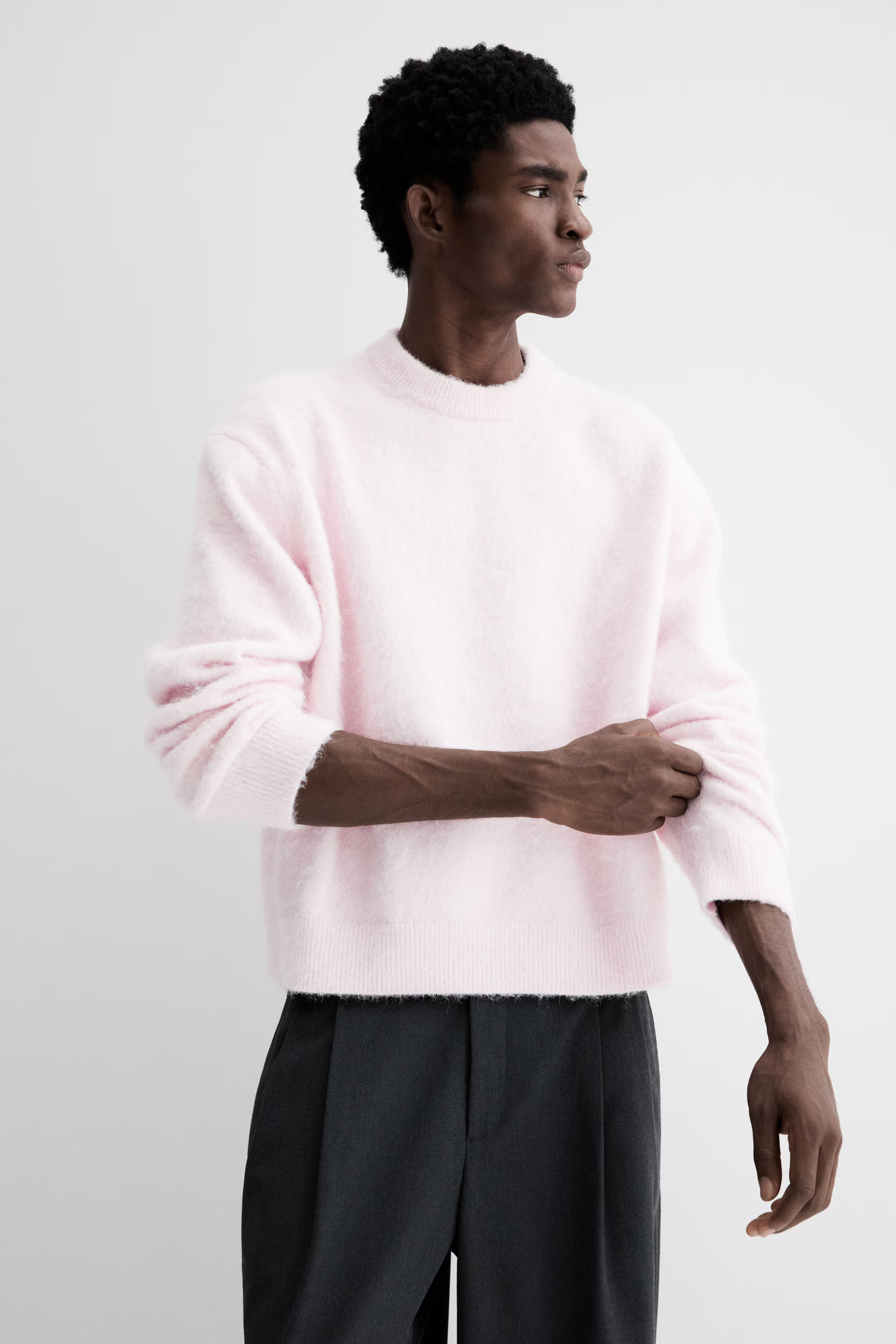 Loose-Fit Fuzzy Sweater | H&M (US + CA)