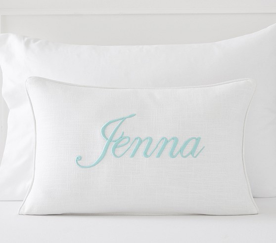 Monogram Name Pillow Cover | Pottery Barn Kids