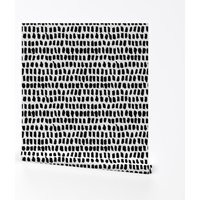 Black & White Wallpaper - Strokes Stripes Abstract By Littlesmilemakers -Custom Removable Self Adhesive Roll By Spoonflower | Etsy (US)