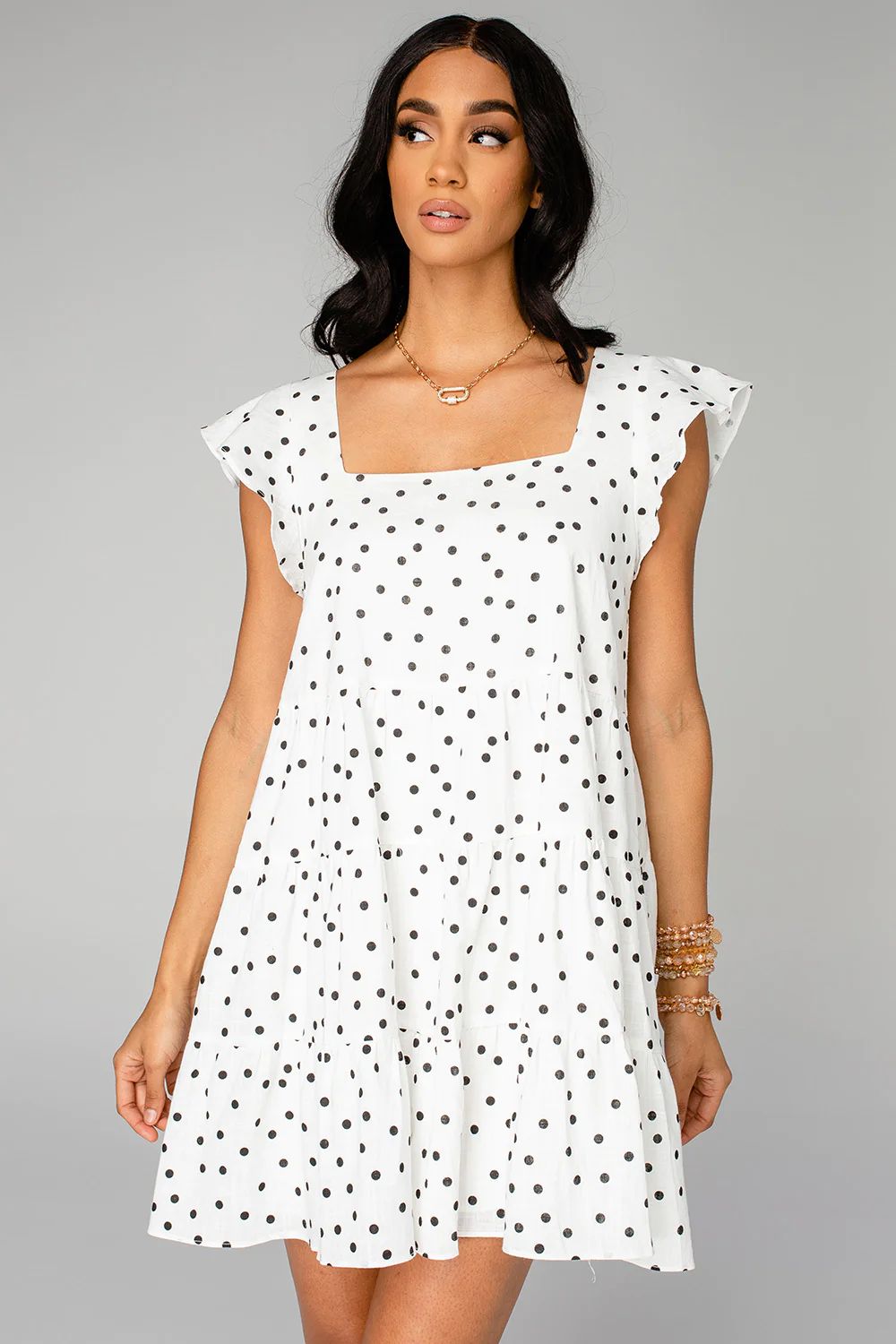 Delilah Baby Doll Dress - Polka Dot | BuddyLove