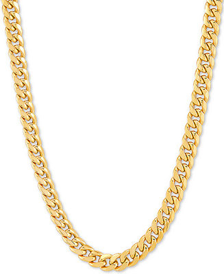 Italian Gold Miami Cuban Link 18 | Macys (US)