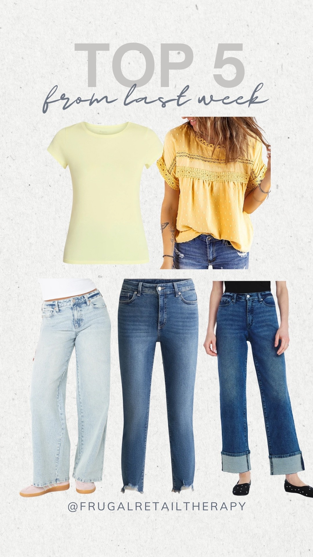 Denim & yellow were the vibe last week!! 

#LTKgrwm #LTKSeasonal #LTKootd