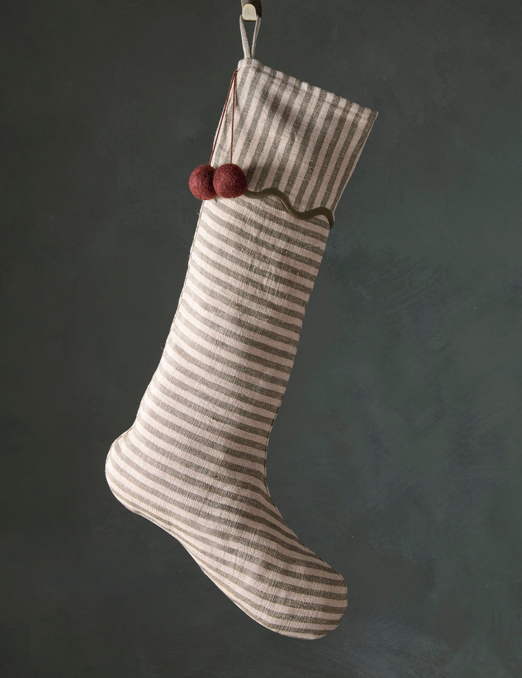 Lanie Linen Stocking | Lulu and Georgia 