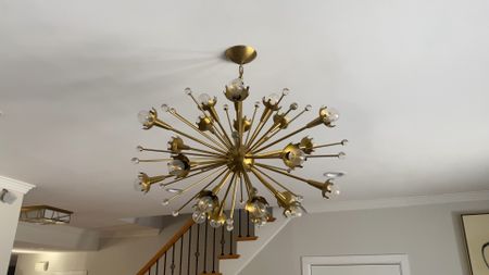 Jonathan Adler Sputnik chandelier// gold chandelier, living room chandelier, dining room chandelier 

#LTKstyletip #LTKhome #LTKVideo