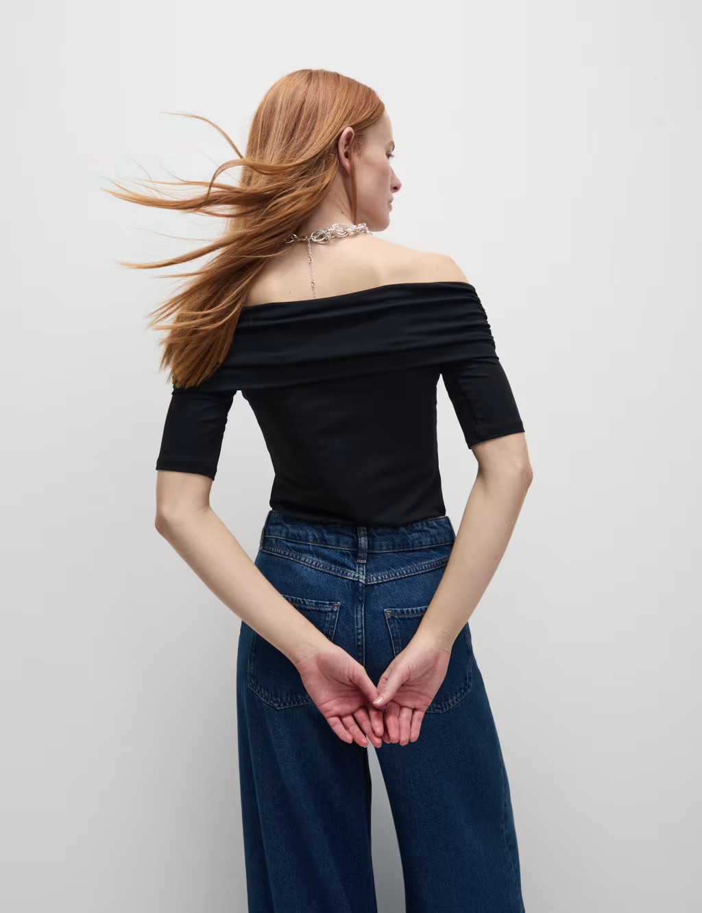 Off The Shoulder Bardot Top | Marks & Spencer (UK)