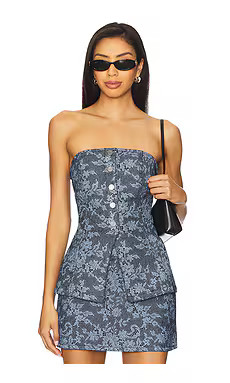 AFRM The Sailor Bustier Top in Lace Rinse Wash from Revolve.com | Revolve Clothing (Global)