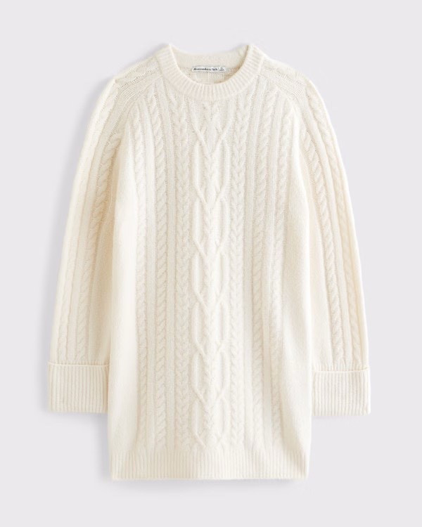 The A&F Madeline Cable Mini Sweater Dress is selling fast! This cozy sweater dress is ON SALE and is under $70.

Keywords: Winter outfits, sweater dress, cable knit sweater dress, white sweater dress, cream sweater dress, wool sweater dress, midi sweater dress, holiday party, gifts for her 

#LTKSaleAlert #LTKHoliday #LTKSeasonal