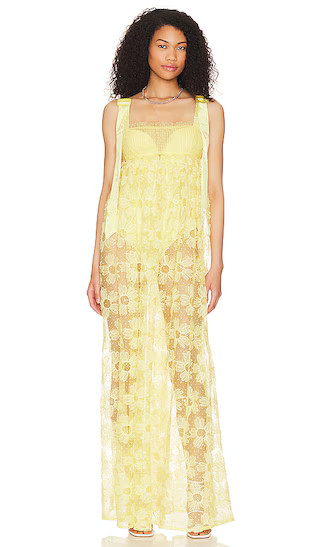 Emma Maxi Dress in Yellow | Revolve Clothing (Global)