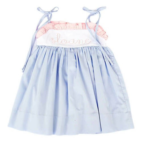 Pique Colorblock Insert Dress - Shipping Late May | Cecil and Lou