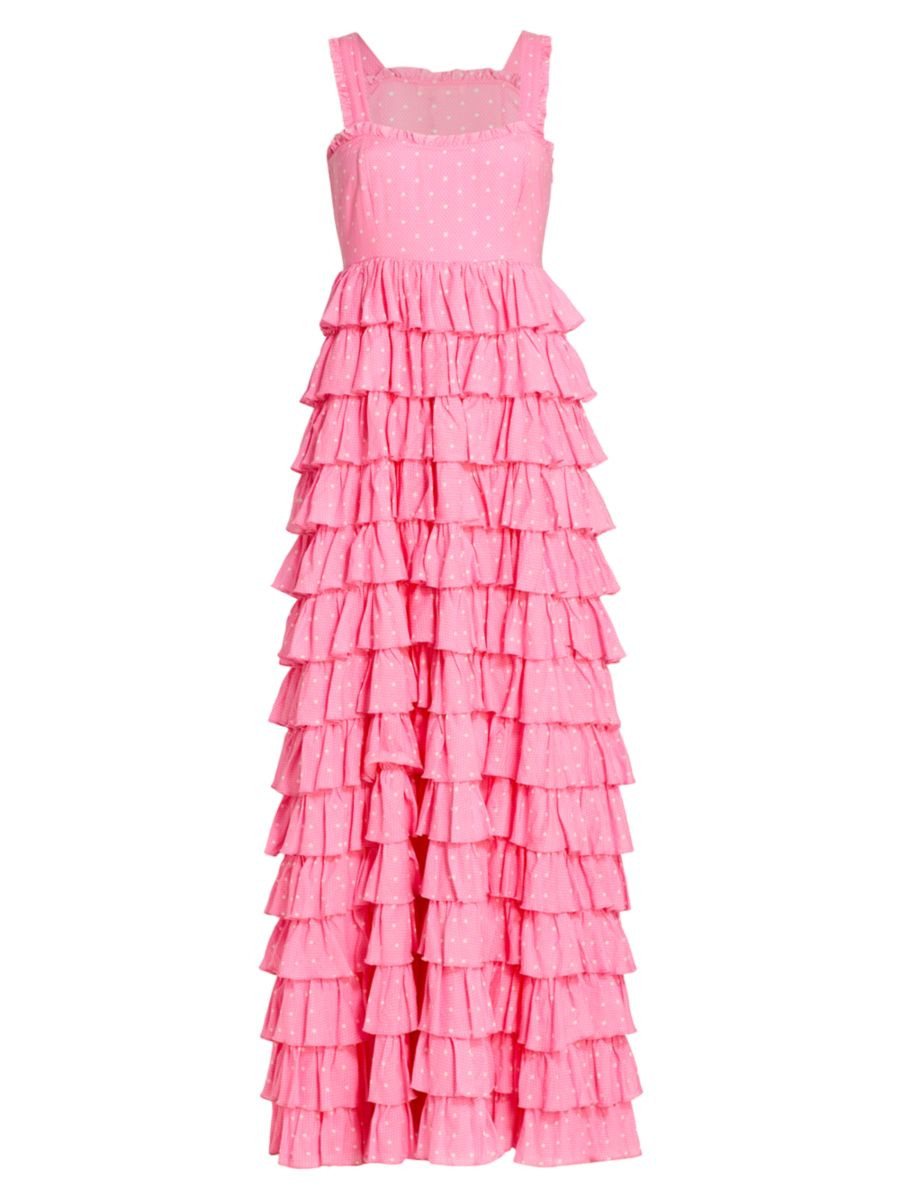 LoveShackFancy Idra Ruffle Gown | Saks Fifth Avenue