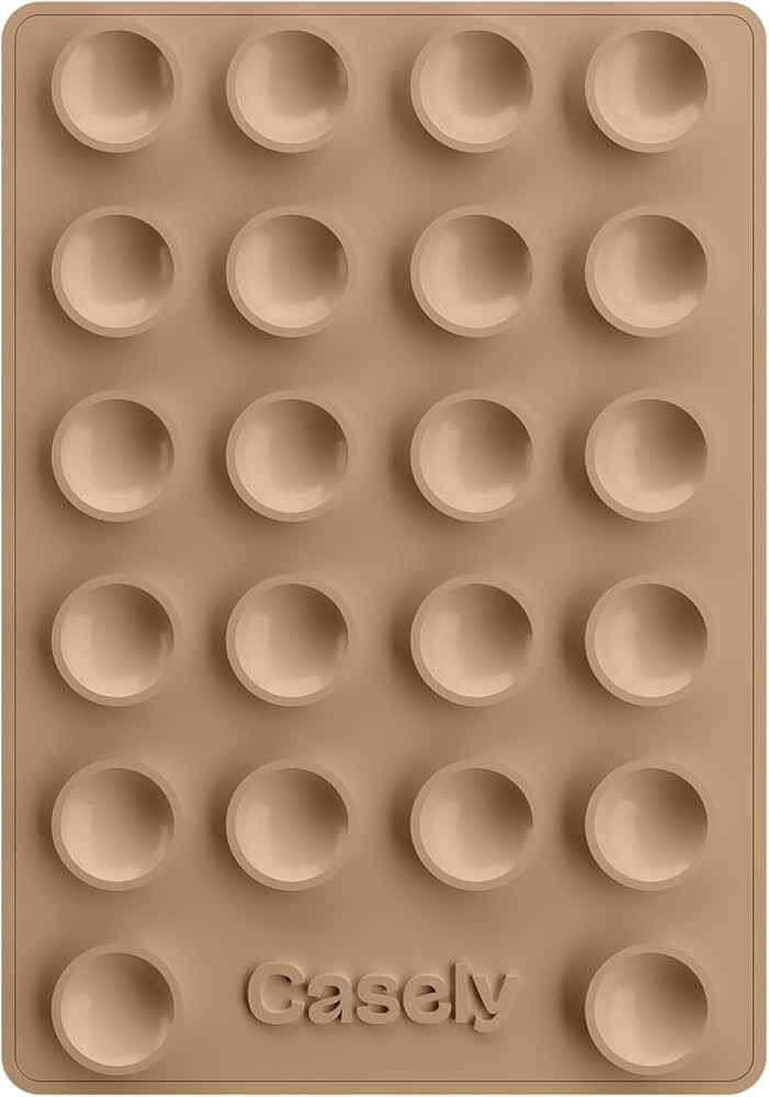 Casely Grippy | Taupe Silicone Suction Phone Mount Compatible with MagSafe | Amazon (US)