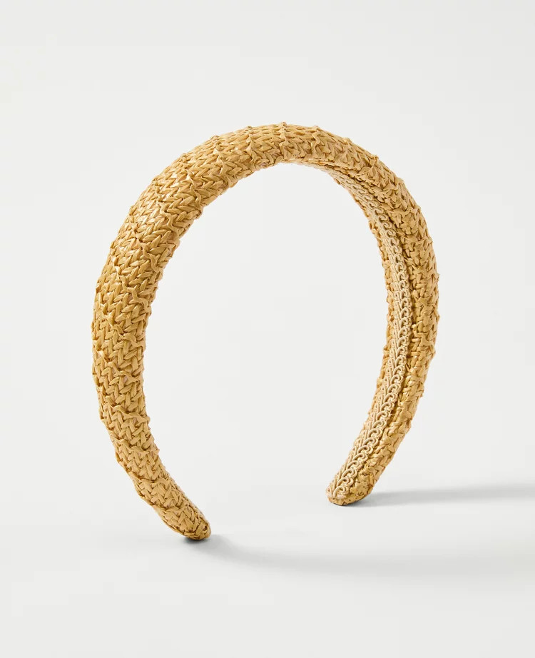 Woven Straw Headband | Ann Taylor