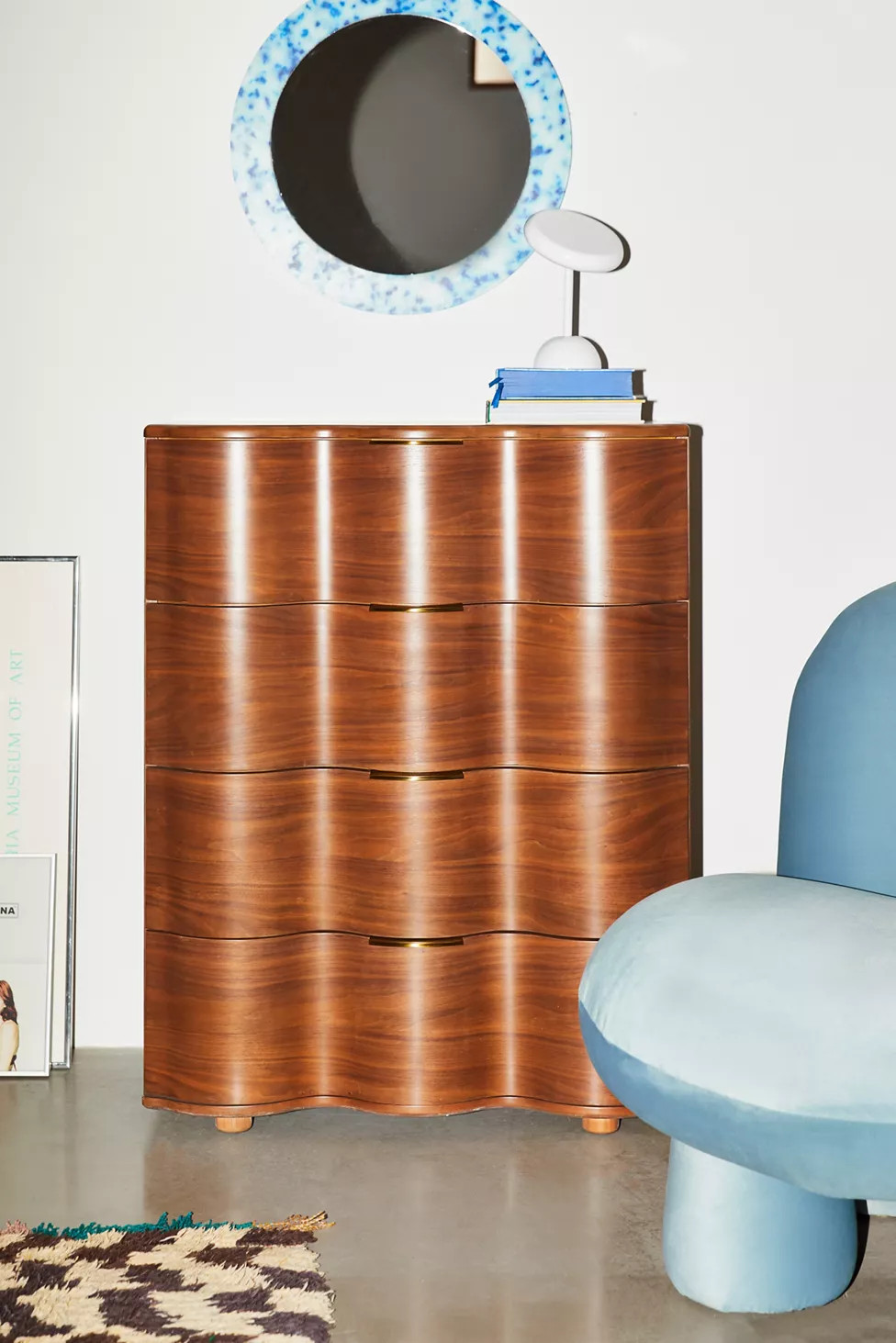 Aria Tall 4-Drawer Dresser | Urban Outfitters (US and RoW)