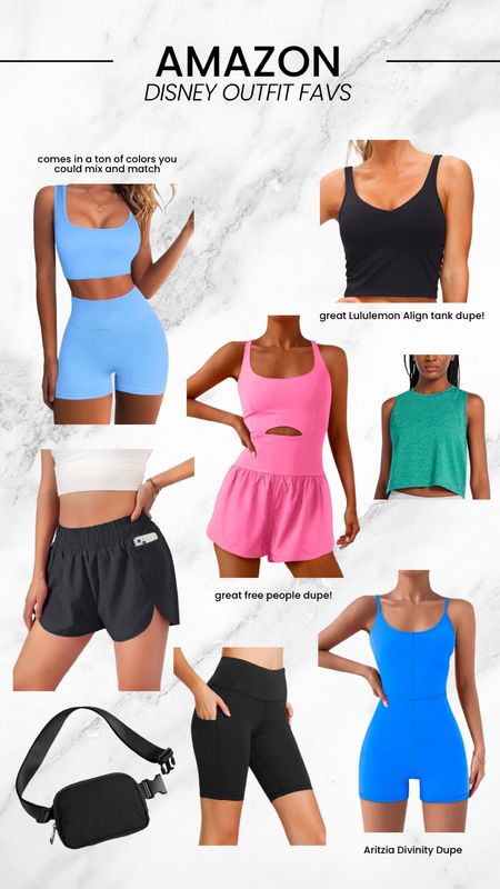 Some of my favorite activewear from Amazon to wear to Walt Disney World 

Majority of these are more affordable dupes for Lululemon, Alo Yoga and Aritzia! 

#LTKGiftGuide #LTKfindsunder50 #LTKfitness