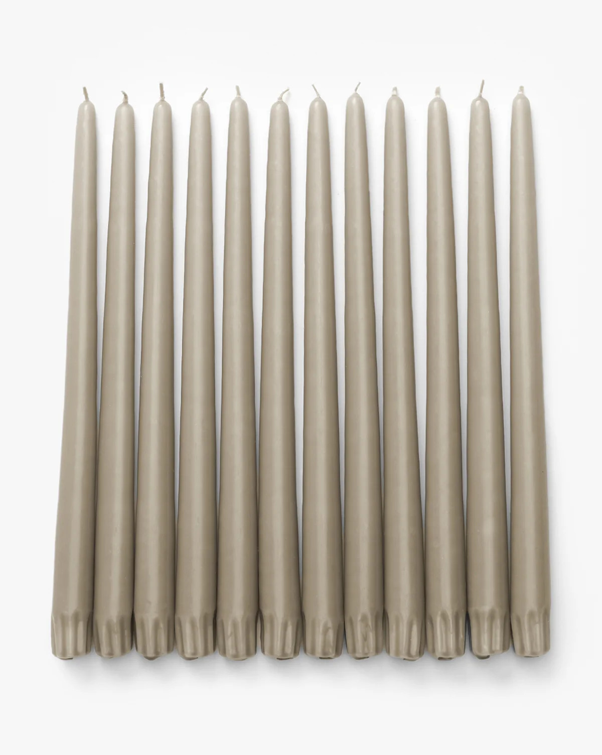 Taupe Taper Candles (Set of 12) | McGee & Co. (US)