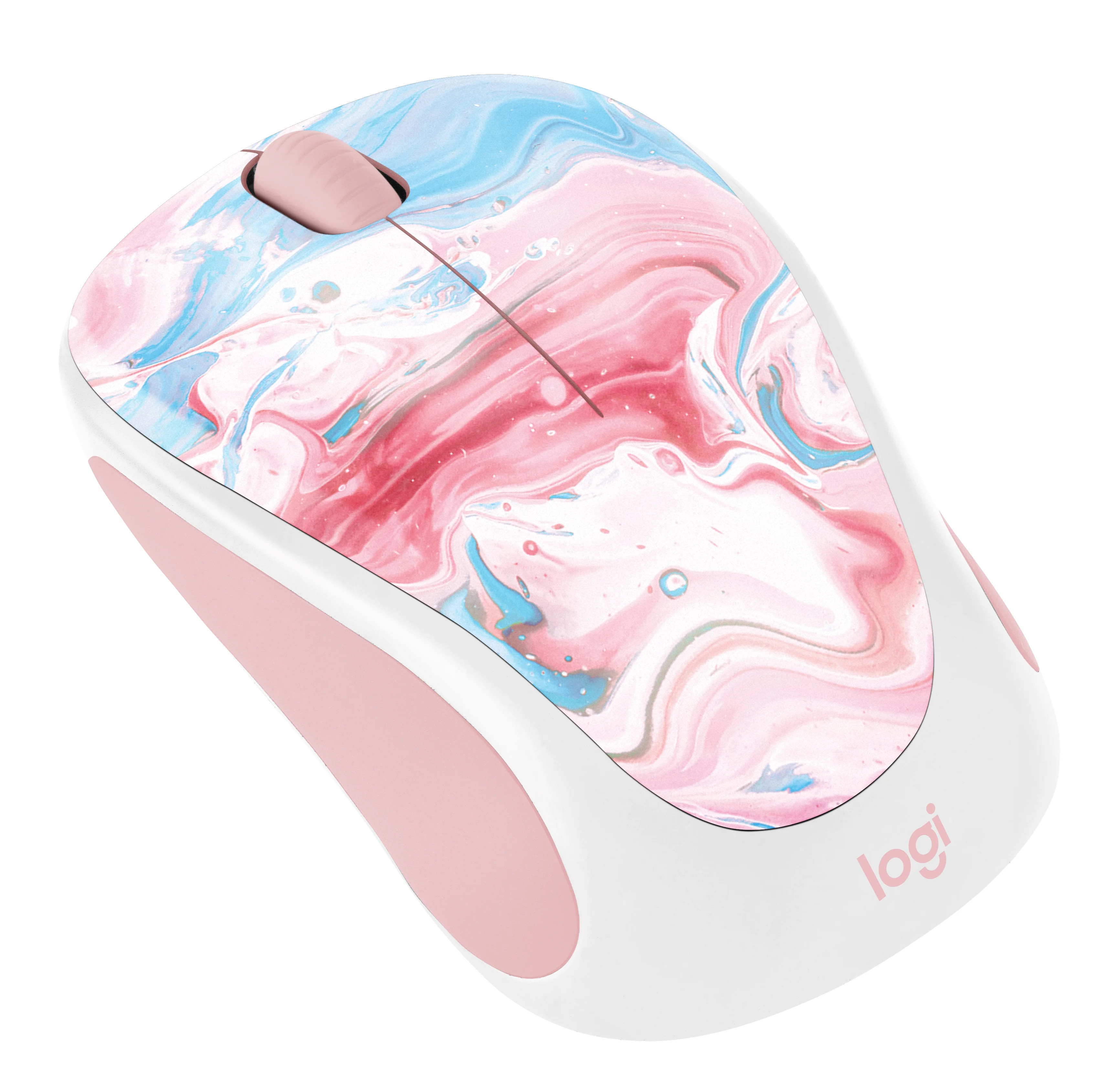 Logitech Compact Wireless Mouse, Portable & Lightweight, Easy Plug & Play, Cotton Candy | Walmart (US)