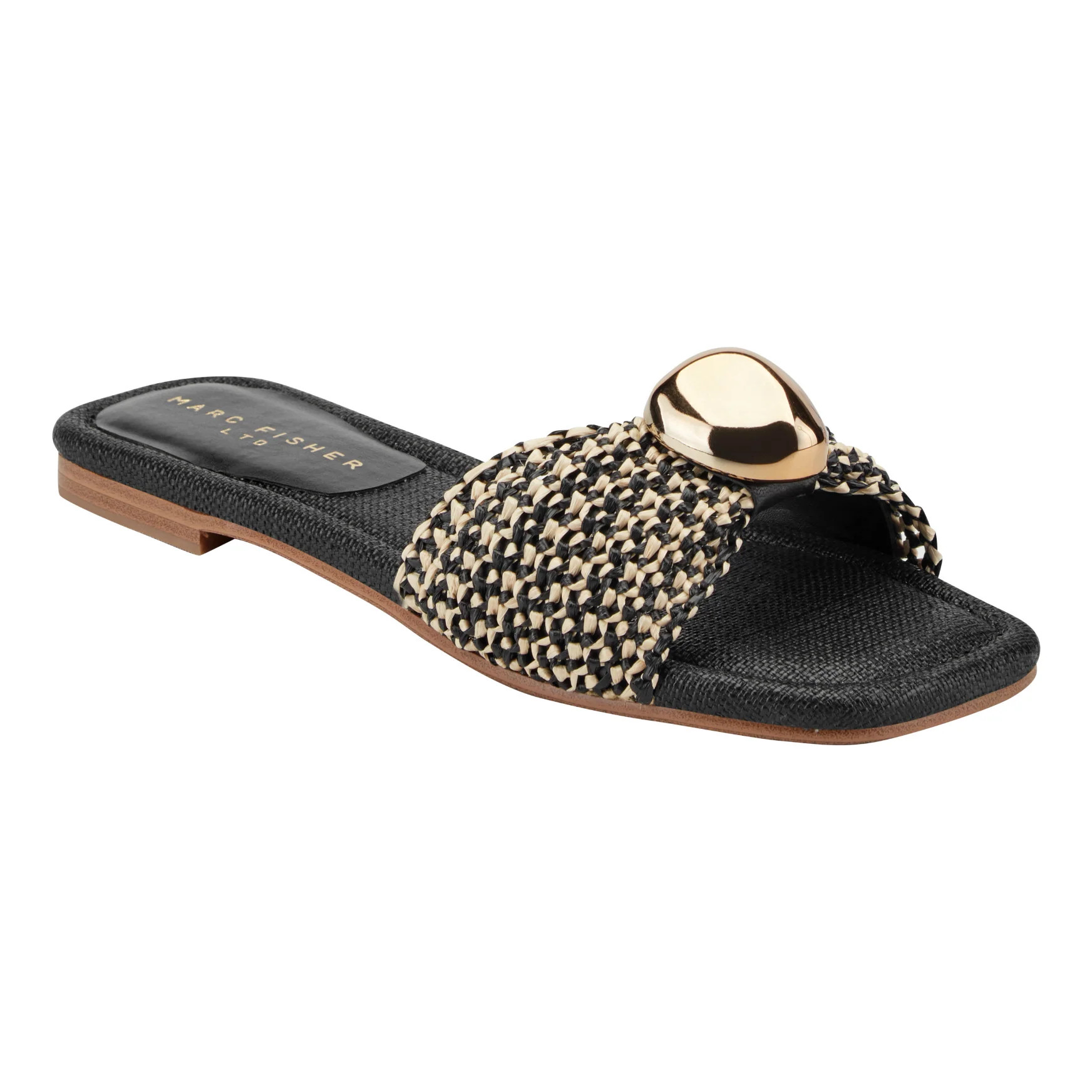 Nalena Flat Slide Sandal | Marc Fisher
