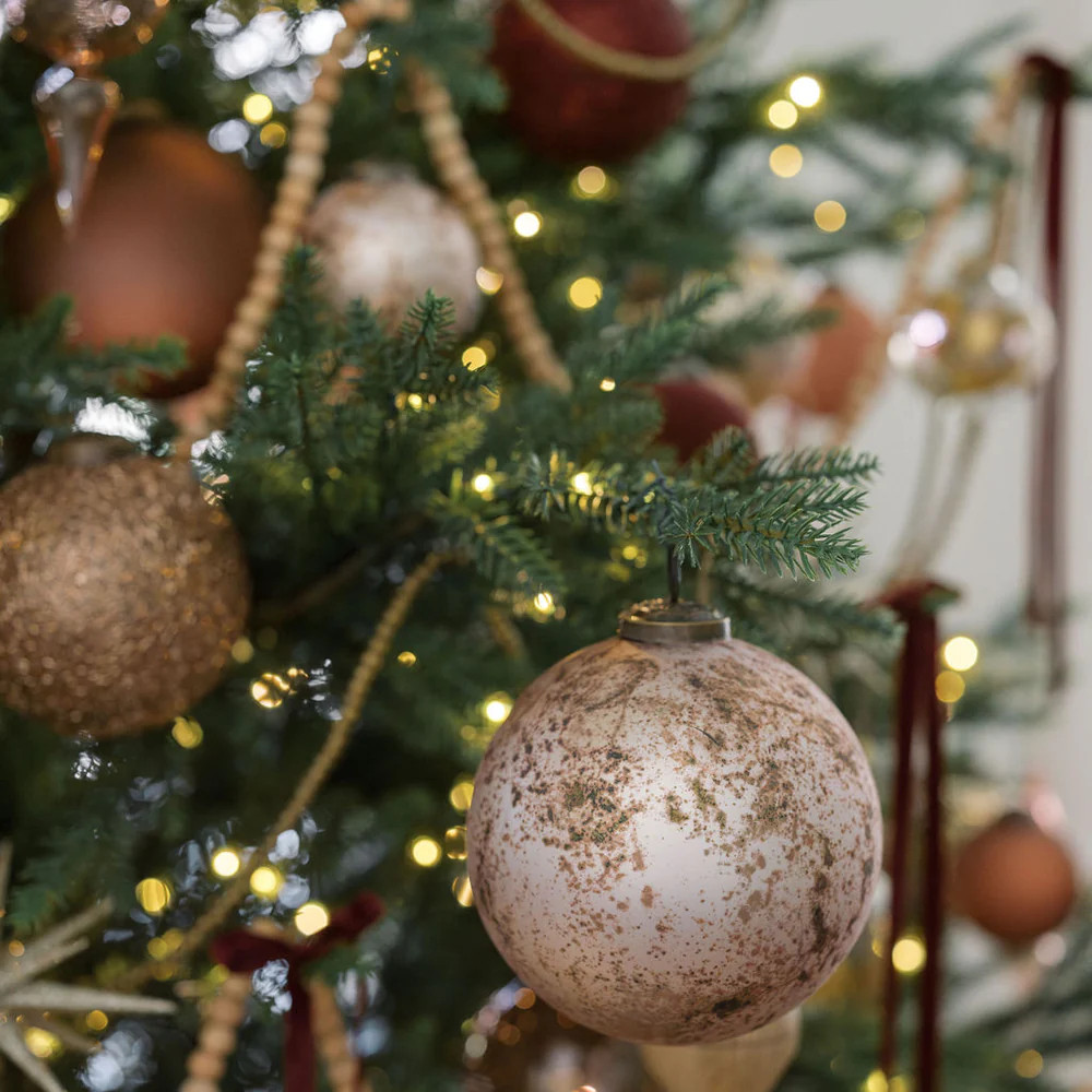 5" Mercury Marble Glass Ornament | CG Hunter