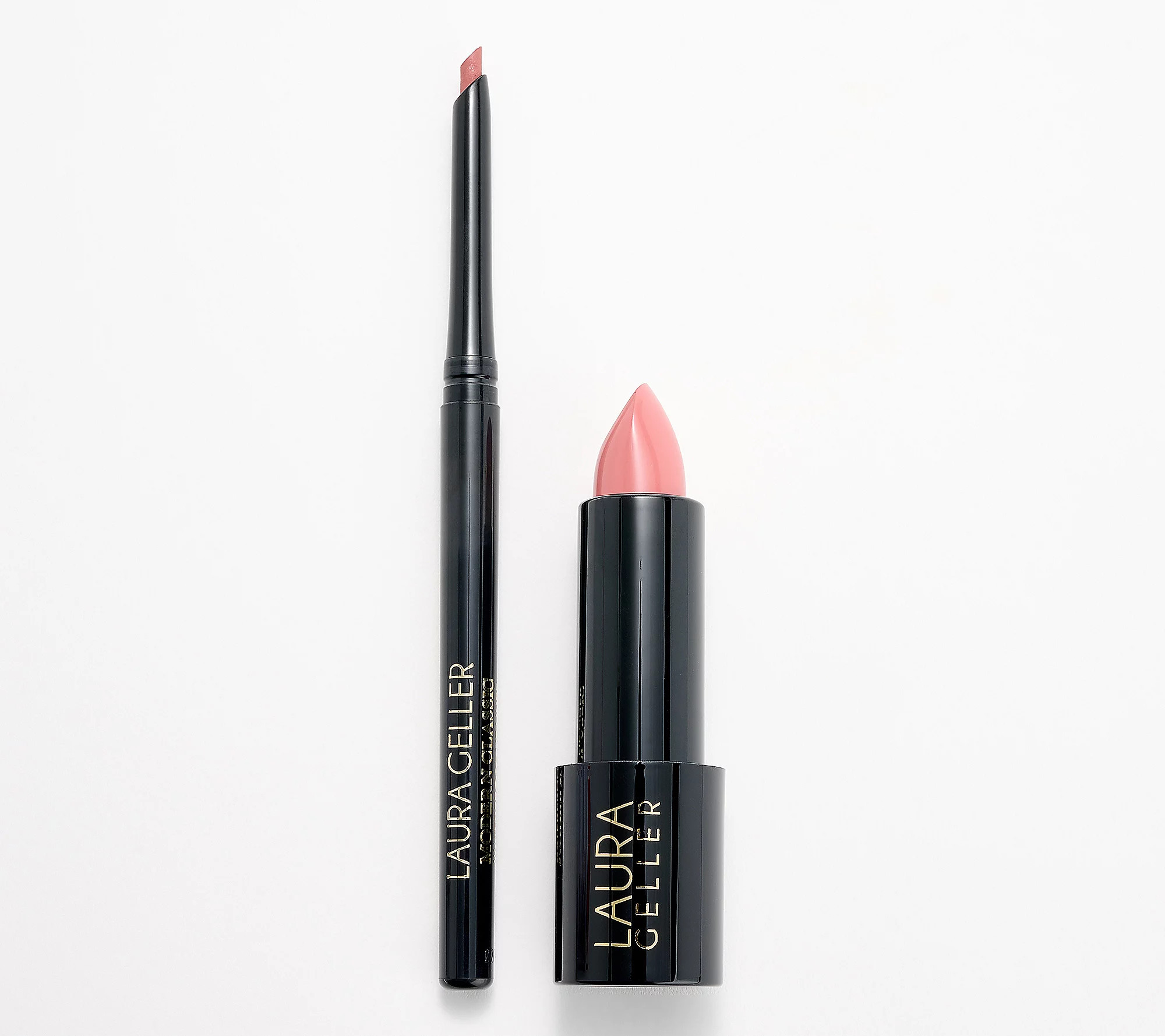 Laura Geller Modern Classic Lipstick & Lip Liner Set | QVC