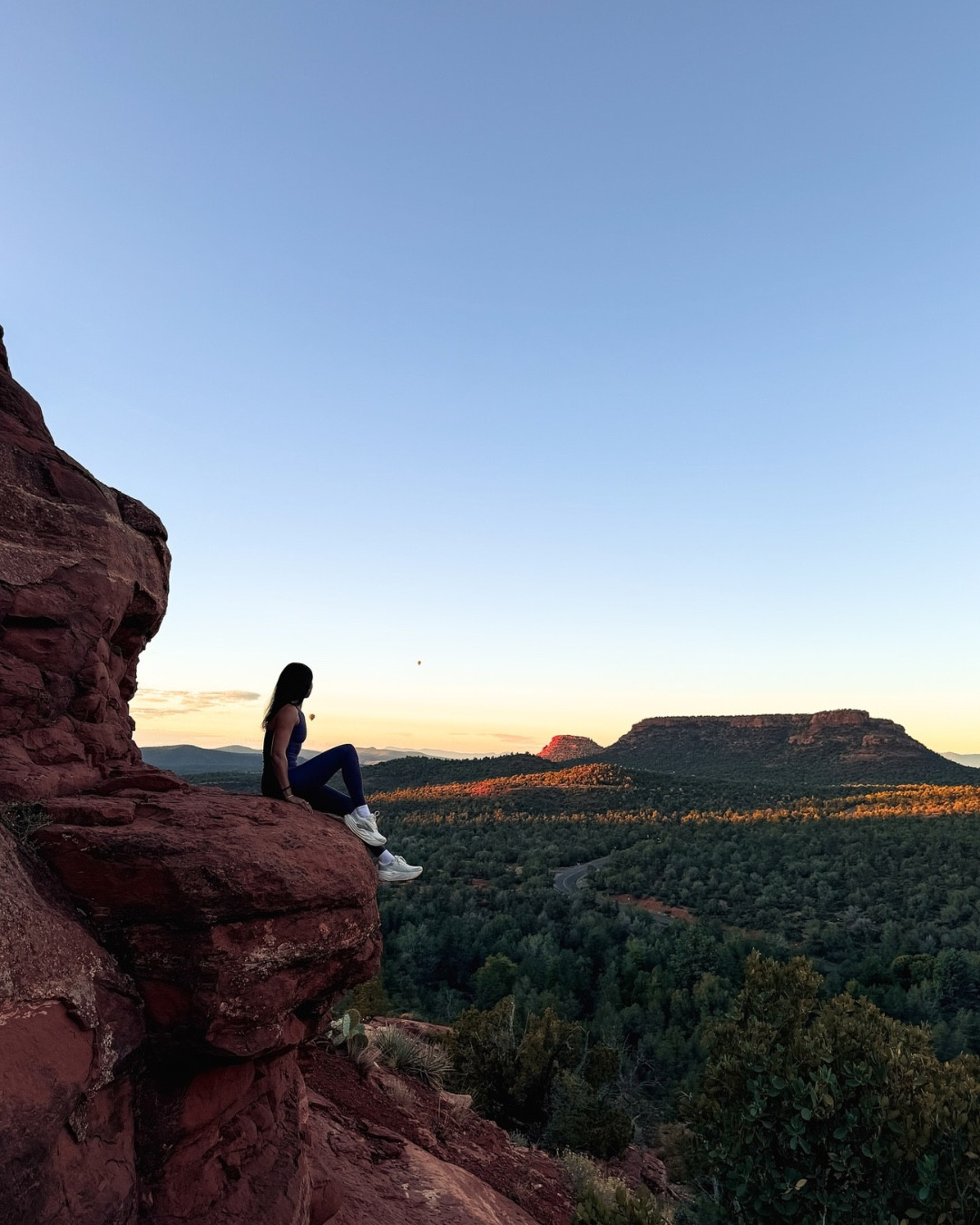 I thought I was entering my fearless solo-traveler era… I was not 😂 During my little social-media hiatus, I thought I’d be 𝘵𝘩𝘢𝘵 girl and take a solo trip.   
  
Spoiler: I am 𝘯𝘰𝘵 that girl… yet😆   
  
Two days in and I called my bestie (aka Mr. Groves) to come rescue me.  
  
But I did get a couple solo days to hike, journal, and get a massage, so honestly? Growth.   
  
During my “yes era” I’m learning that I can say yes… and then promptly change my mind. 😂 Progress > perfection, right? #babysteps   
  
Please tell me stories about the time you went solo, or tried, or “I could neverrrr!”   
  
Also in the last slide I was taking my last solo hike. As I was leaving, the artist yelled out, “This song is called JOY!” How appropriate, because that’s exactly what I felt. 🥹🙌🏾 another attempt next year, maybe :)

#LTKOver40 #LTKTravel #LTKActive