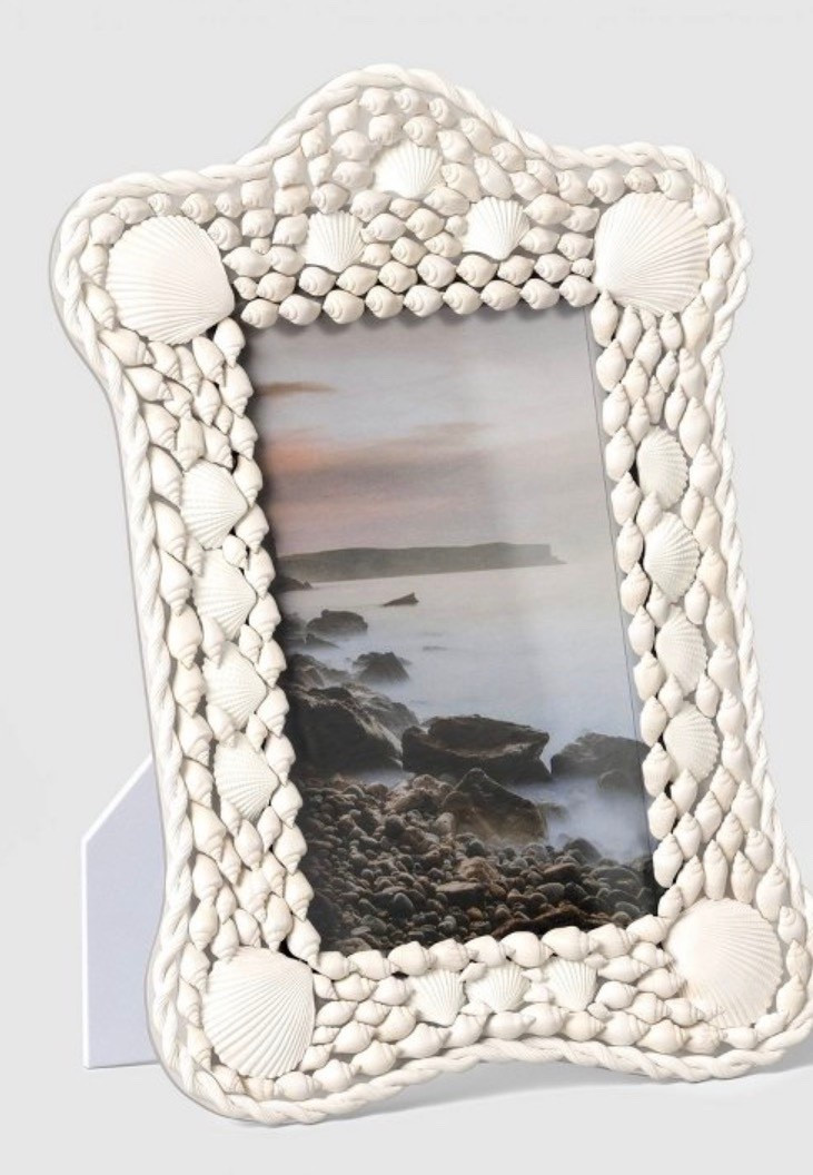 Shell frame save vs splurge option. Coastal decor making a huge comeback like it ever left!!! Shells

#LTKHome #LTKSeasonal