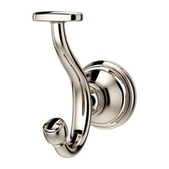Pfister Tisbury Polished Nickel Double-Hook Wall Mount Towel Hook | Lowe's