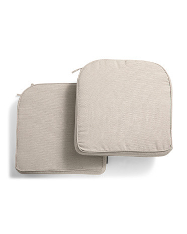 2pk 20x20x4 Indoor Outdoor Pebble Gusset Seat Cushions | TJ Maxx