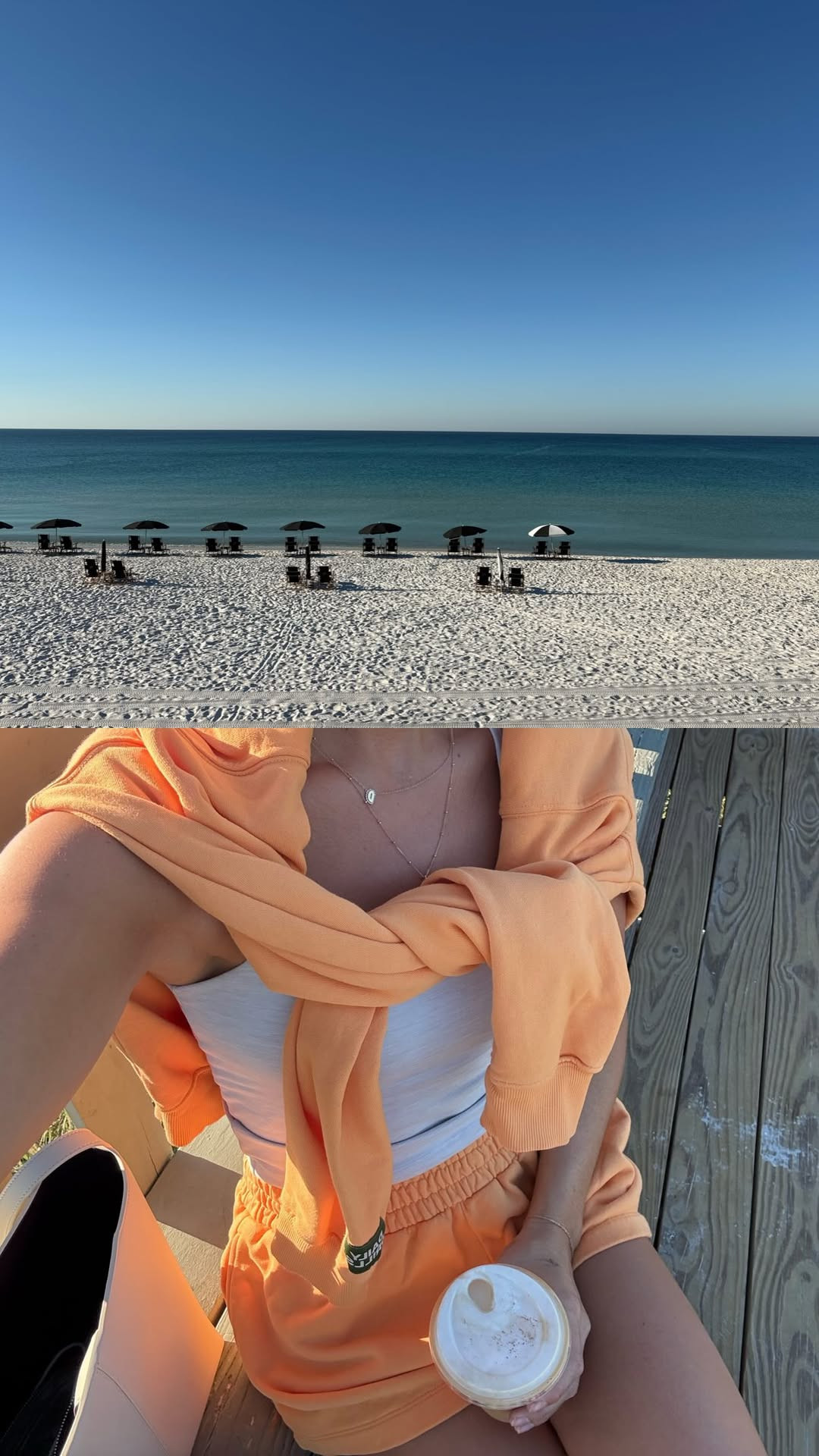 Nothing beats these mornings 🤍 I love this cozy set from Daily Drills! It is no longer available in orange but comes in a ton of other colors! 

 #LTKStyleTip #LTKTravel