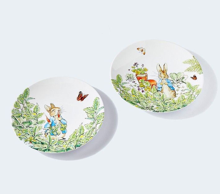 Peter Rabbit™ Garden Plates | Pottery Barn Kids