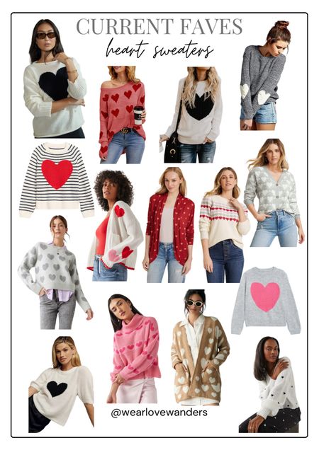 Love all the cute heart sweaters available this season! 

#LTKSeasonal #LTKstyletip #LTKmidsize