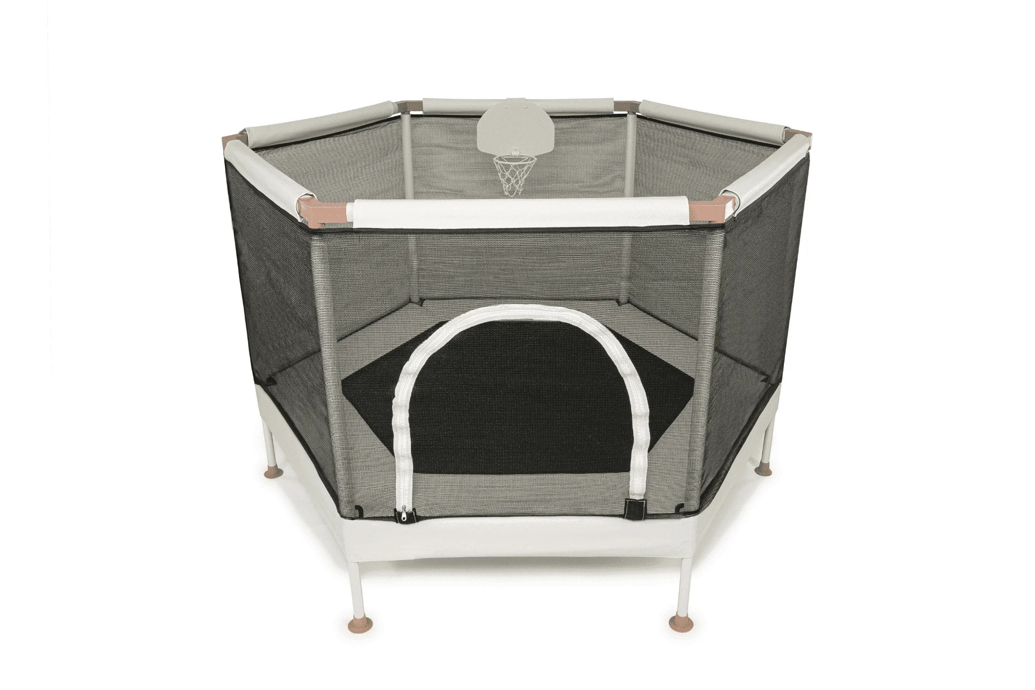 Square House Kids Trampoline, Aesthetic Indoor and Outdoor Toddler Trampoline with Safety Net, Ba... | Walmart (US)